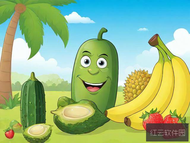 绿巨人网页版里的蔬果奇缘，丝瓜、秋葵、草莓、香蕉与榴莲的夏日狂欢